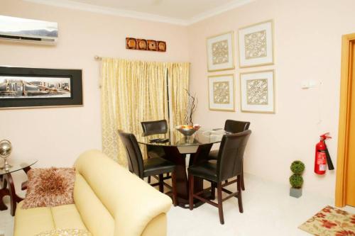 Χώρος καθιστικού στο Westland Villa