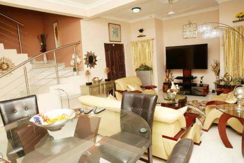 Χώρος καθιστικού στο Westland Villa