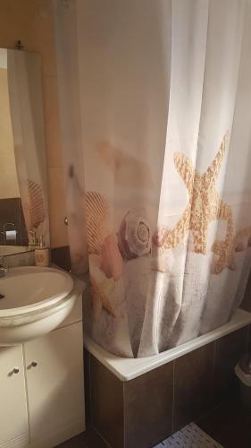 Vannituba majutusasutuses Relaxed Space in the beach