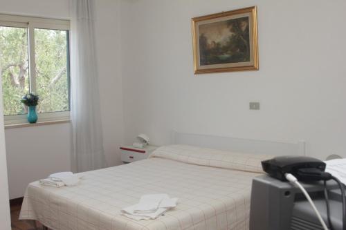 Ένα ή περισσότερα κρεβάτια σε δωμάτιο στο Albergo 2 Pini