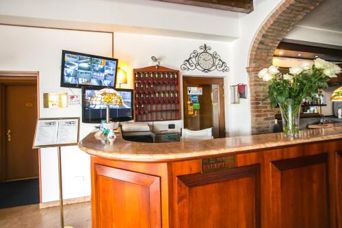 Lounge atau bar di Primotel Brescia