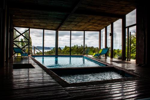 Poolen vid eller i närheten av Hotel Parque Quilquico