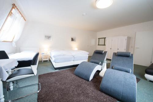 Ruang duduk di Hotel Forsthaus Sellin