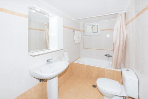 Kúpeľňa v ubytovaní Vithos Apartment