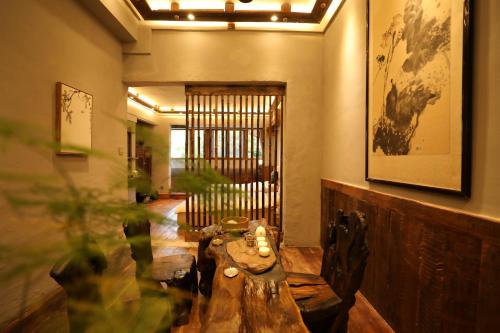 Ruang duduk di Yunlu Lianxin Guesthouse