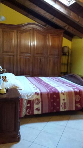 Ένα ή περισσότερα κρεβάτια σε δωμάτιο στο Relais des Alpes
