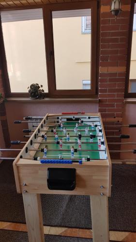 a foosball table with at Lara in Solochin