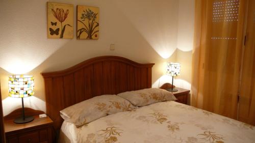 Ένα ή περισσότερα κρεβάτια σε δωμάτιο στο Casa Rural las Burbujas