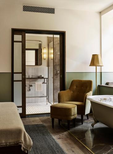 Posezení v ubytování Hotel Sanders