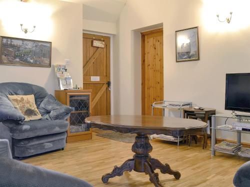 A seating area at Nursted Farm Annexe 