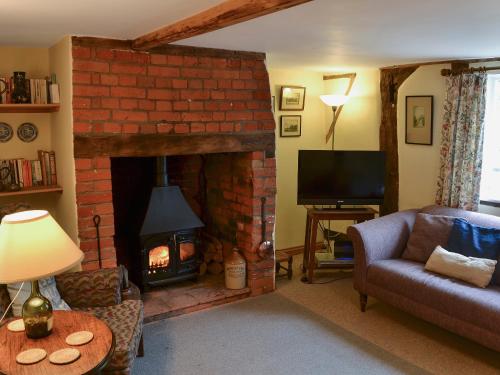 A seating area at Hawthorn Cottage 