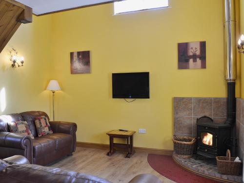 A television and/or entertainment center at The Old Forge 