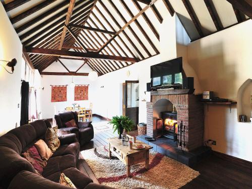 A seating area at The Old Barn 