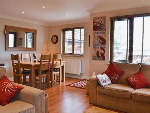 A seating area at The Lodge 