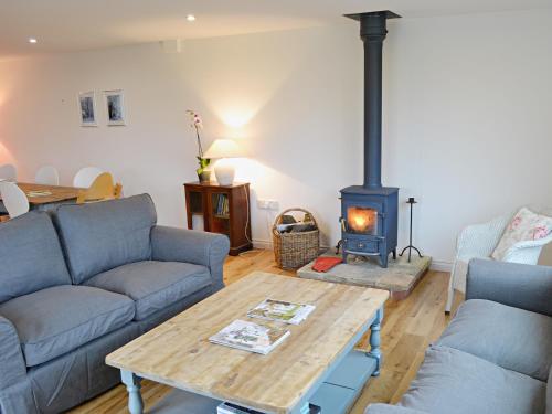 A seating area at Puddle Barn 