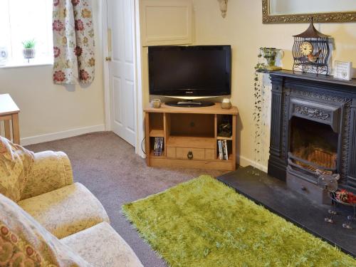 A television and/or entertainment center at Cartref 