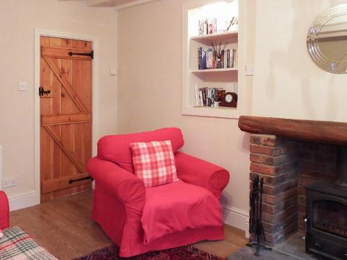 A seating area at Easter Cottage 