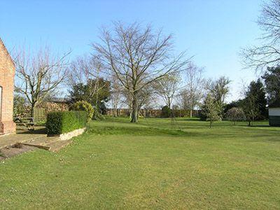 A garden outside Howards Cottage 