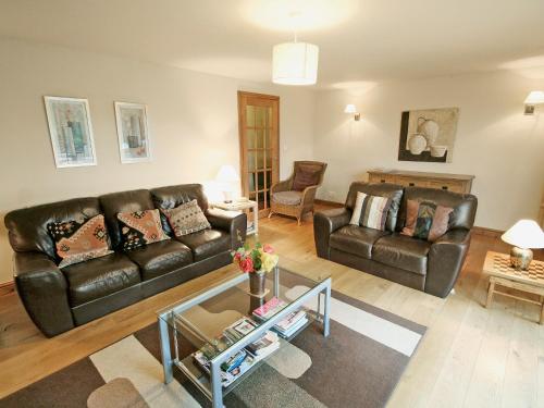A seating area at Grange Cottage 