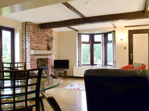 A seating area at Two Burtons Farm 