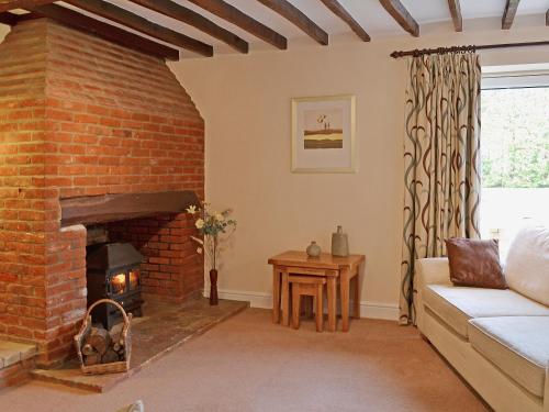 A seating area at Carleton Cottage 