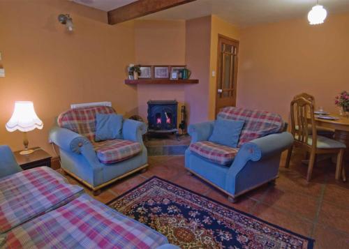 A seating area at The Dairy Cottage 