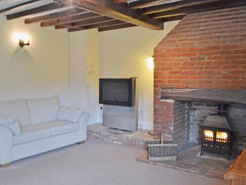 A seating area at Carleton Cottage 