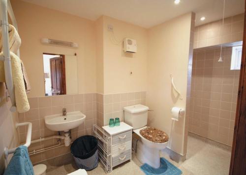 A bathroom at The Goat House 