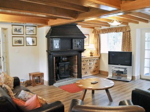 A television and/or entertainment center at The Old Mill 