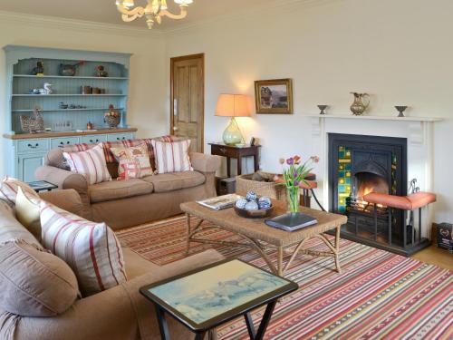 A seating area at Corner Cottage 