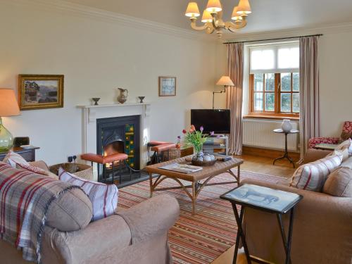A seating area at Corner Cottage 