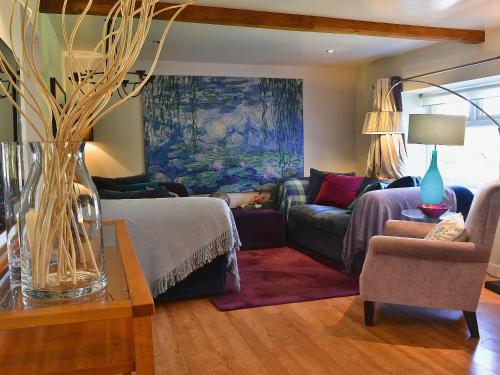 A seating area at Green Grove 