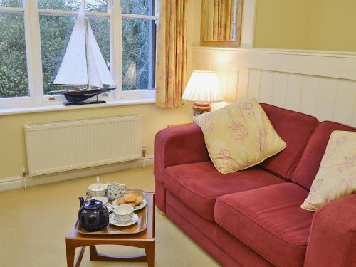 A seating area at Russets 