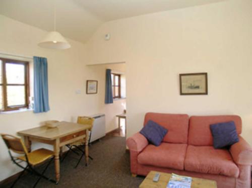 A seating area at No 1 Maple Cottage 