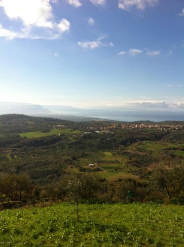 a view from the top of a hill at San Pietro in Mileto