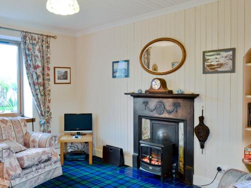 A seating area at Smithy Cottage 