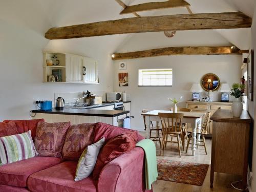 A seating area at Cow Shed 