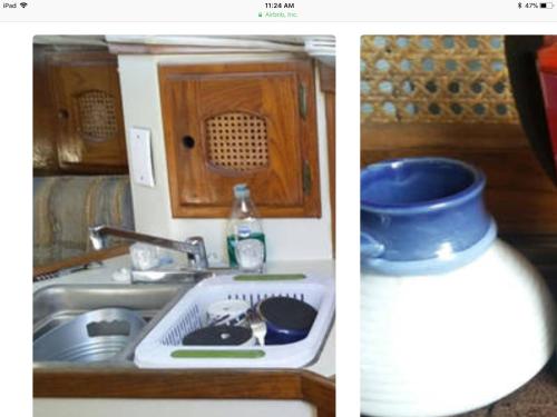 Η κουζίνα ή μικρή κουζίνα στο Classic Sailboat 30’