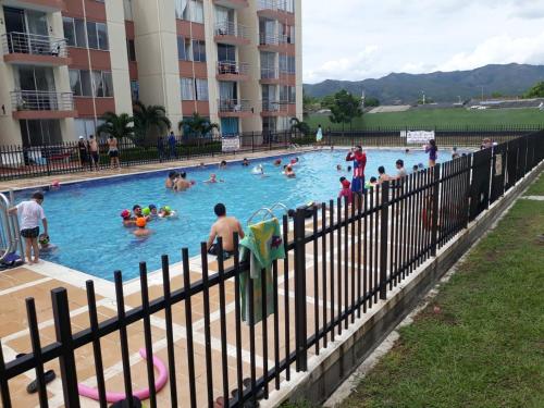 Swimmingpoolen hos eller tæt på Flandes vallesue