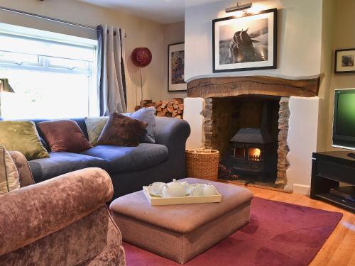 A seating area at Green Grove 