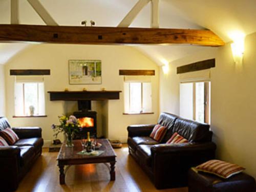 A seating area at The Darren Mill Cottage 