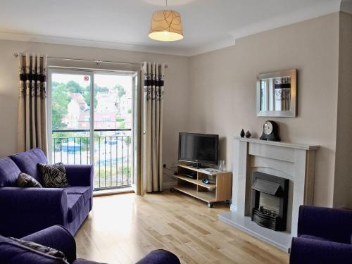 A seating area at The Slipway 