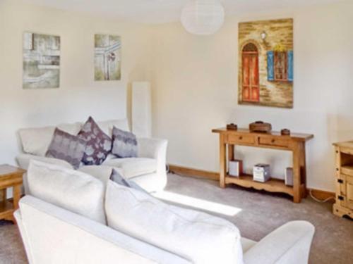 A seating area at Apple Barn 