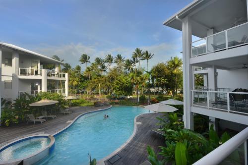 a view of the pool at a resort at Seascape Holidays at Beaches Port Douglas in Port Douglas