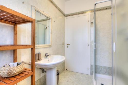 Koupelna v ubytování B&B A Casa di Marta