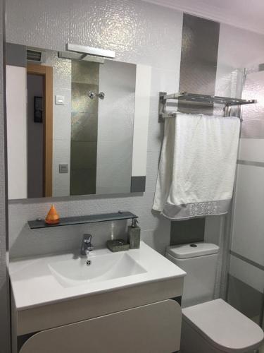 Bilik mandi di Mimosa Apartment