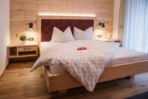 Katil atau katil-katil dalam bilik di Alpine Chalets App. Pichlerhof