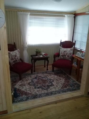 Χώρος καθιστικού στο Kattekwaad Accommodation