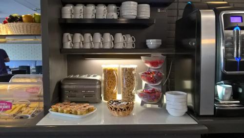 Eten bij of ergens in de buurt van het hotel

