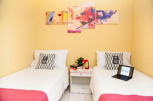 En eller flere senger på et rom på Casa Vacanze Cau